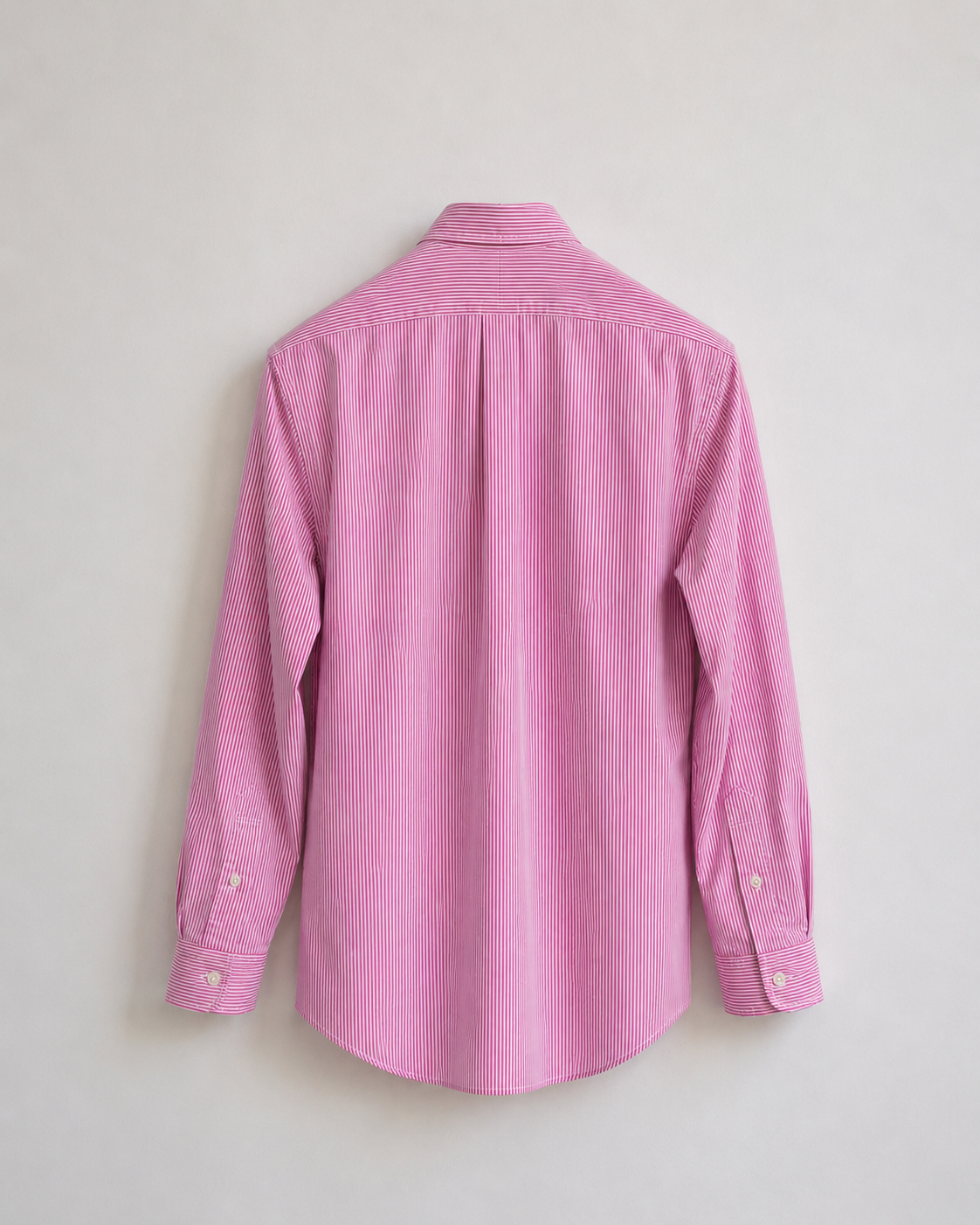 Authentic vintage Polo Ralph Lauren pink and white striped button down back shirt