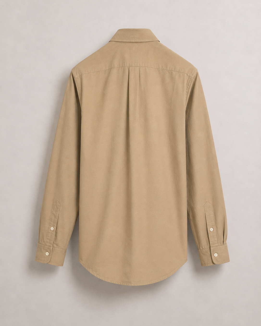Pre-loved Ralph Lauren Beige Shirt – Oversized Custom Fit Button Down