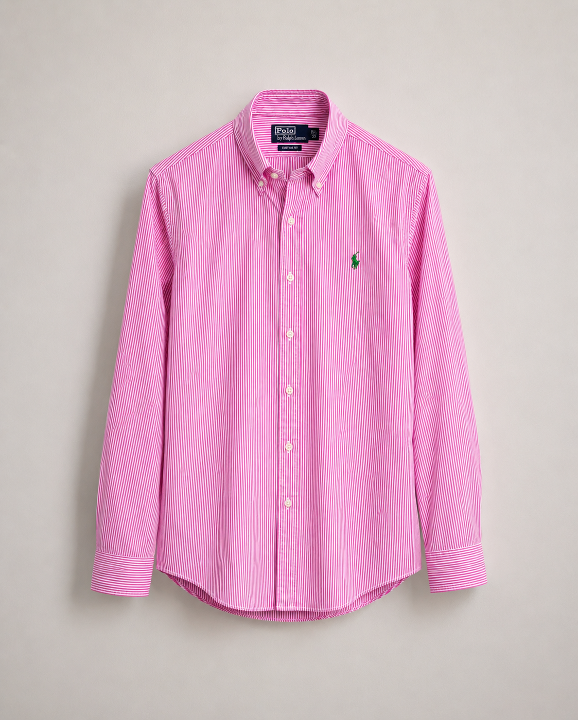 Vintage Ralph Lauren pink striped Oxford shirt oversized custom fit